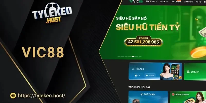 VIC88: Tỷ Lệ Kèo Bùng Nổ Cùng Nhà Cái Nổi Tiếng Nhất Châu Á