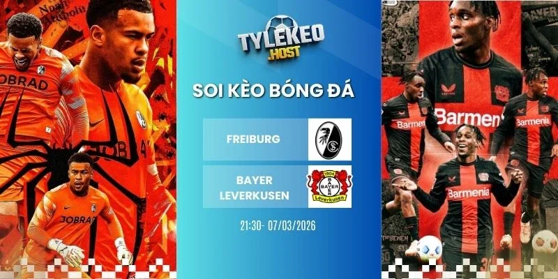 Soi keo ty le Freiburg vs Bayer Leverkusen - Bundesliga, 07/03/2026